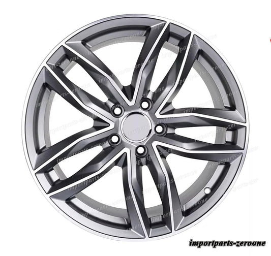 1点限り 18インチ S ライン グレー ホイール アウディ A3 A4 A6 A8 S3 S4 S6 S8 18x8 オフセット45　-BRN-12503★